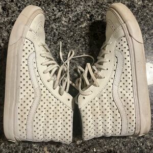 Vans Starry White High-Top Sneakers